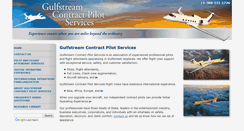 Desktop Screenshot of gulfstreamcontractpilotservices.com